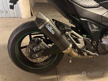 Scarico Kawasaki z800 LeoVince Lv one evo  Carbon