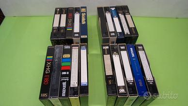 Kit 20 Videocassette VHS usate, per la maggior par