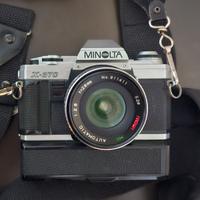 Macchinetta Minolta X-370 + Obiettivo 28mm