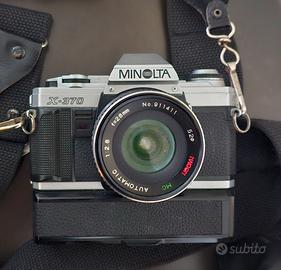 Macchinetta Minolta X-370 + Obiettivo 28mm