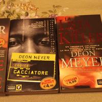 3 libri thriller di DEON MEYER