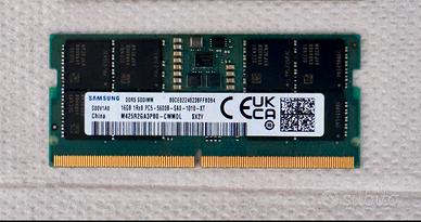 Ram 16 Gb ddr 5 soddim 5600mhz