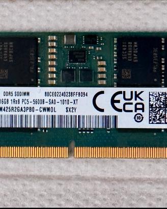 Ram 16 Gb ddr 5 soddim 5600mhz