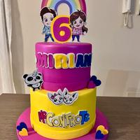 Torta decorativa Me contro Te