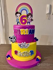 Torta decorativa Me contro Te