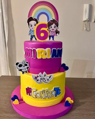 Torta decorativa Me contro Te