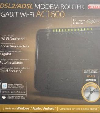 Router wifi adsl e Fibra 