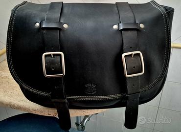 Borsa Laterale Wild Hog in pelle Cafe Racer