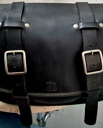Borsa Laterale Wild Hog in pelle Cafe Racer