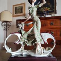 Giuseppe Armani donna in bicicletta 1980