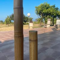 Candele in bambù- set di 2