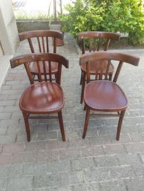 Sedie legno anni 40