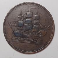 Canada, mezzo penny, 1835, gettone
