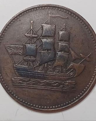 Canada, mezzo penny, 1835, gettone