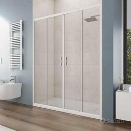 Porta doccia scorrevole per nicchia 150 cm