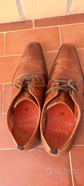Ottime scarpe "Bugatti", n° 46, vero cuoio.