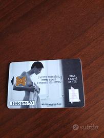 Carta telefonica francese telecarte 50