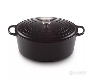 Casseruola ovale  LE CREUSET NERA GHISA 35 cm