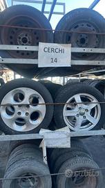 Cerchi 14" diversi tipi e modelli