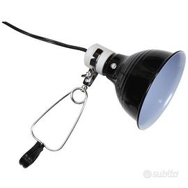 Portalampada con pinza Repti Clam dia.14 cm