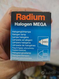 Lampadine faretti alogeni Radium halogen MEGA