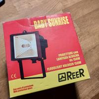 Faretto REER proiettore con luce alogena da 150W 