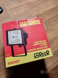 Faretto REER proiettore con luce alogena da 150W 