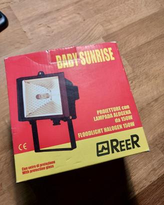 Faretto REER proiettore con luce alogena da 150W 
