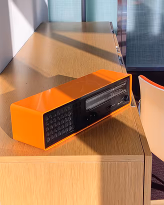 📻 Radio modernariato Tlm rc991 arancione anni '70