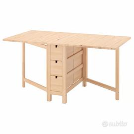 TAVOLO LEGNO DOPPIA RIBALTA MARCA IKEA
