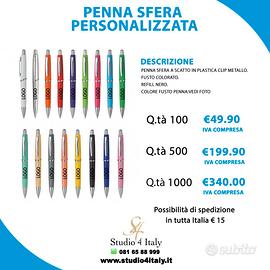 100 Penne personalizzate