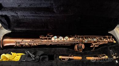 Sax soprano lade antichizzato