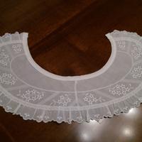 Collo per abito/maglia /camicia in cotone ricamato