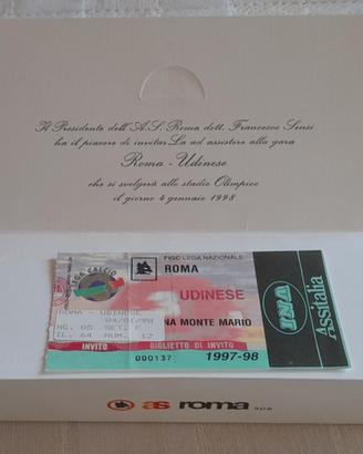 As Roma Biglietto Invito 1998