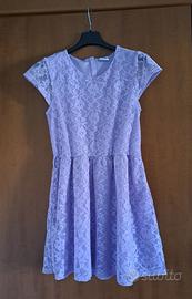 Vestito lilla pizzo 158/164 cm
