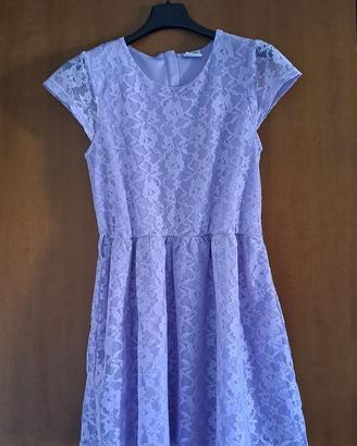 Vestito lilla pizzo 158/164 cm