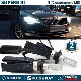Kit LED H7 CANbus per Skoda SUPERB 3V Luci Biance