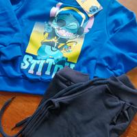 Completo bimbo con Stitch tg 3 anni