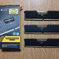 RAM Corsair Vengeance 16GB DDR4 (2x4GB + 1x8GB)