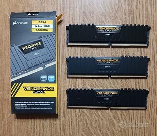 RAM Corsair Vengeance 16GB DDR4 (2x4GB + 1x8GB)