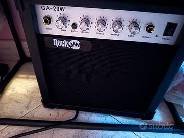 chitarra elettrica e ampli