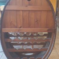 botte  porta vini con vano