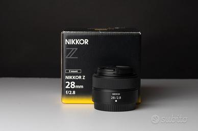 Nikon Nikkor 28 mm f 2.8 attacco Z