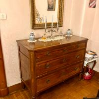 Cassettone intarsiato metà 800