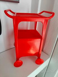 Carrello portavivande vintage Barbie anni '80