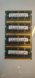 Lotto RAM Samsung 16GB (4×4GB)DDR3 SO‑DIMM 204‑pin