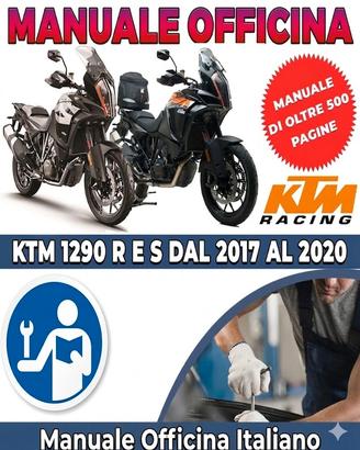 Manuali Officina KTM 1290 R e S dal 2017 al 2020