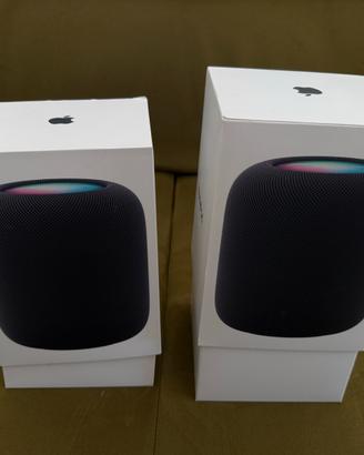 Due Apple Home pod seconda generazione