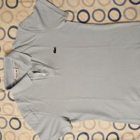 Polo Lacoste taglia S small tg.3 azzurro