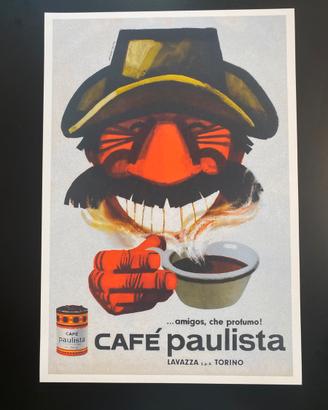 Poster stampa caffè Paulista Lavazza quadro cucina